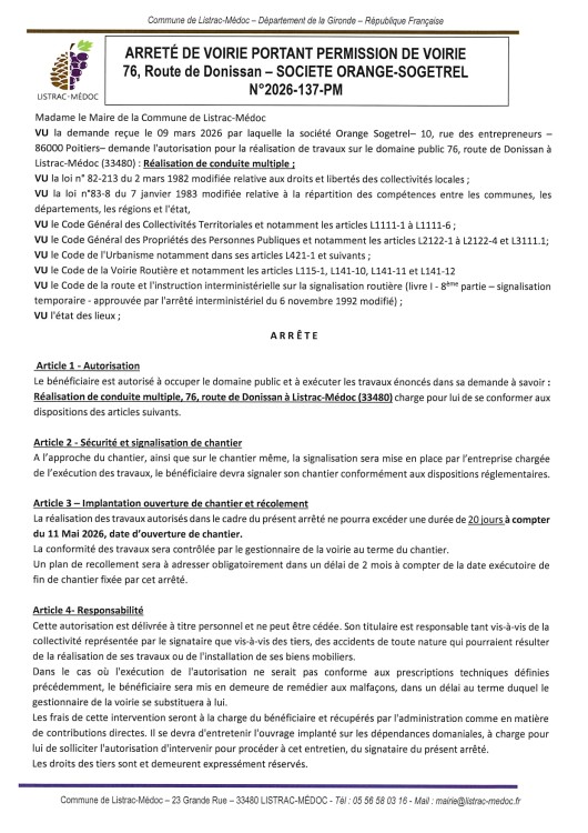 137-  Arrêté numéro 2026-137-PM - Voirie-Orange Sogetrel _page-0001.jpg